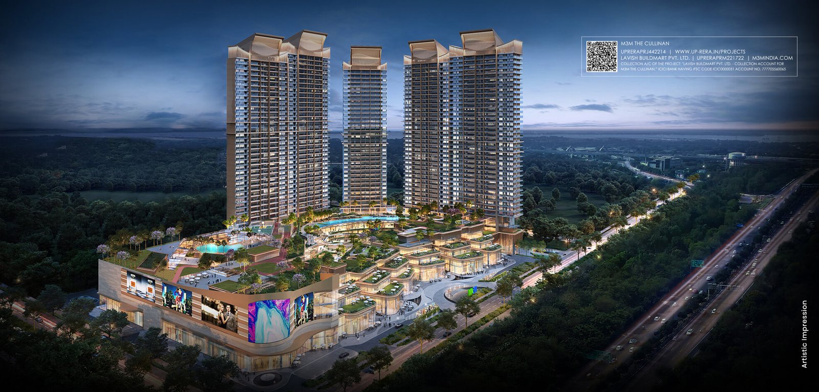 M3M The Cullinan, Sector 94 Noida
