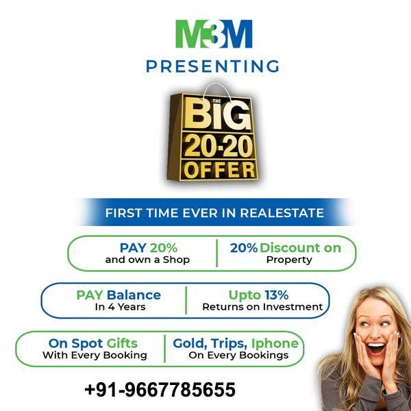 M3M Big 20-20 Offer Commercial Projects in Gurgaon