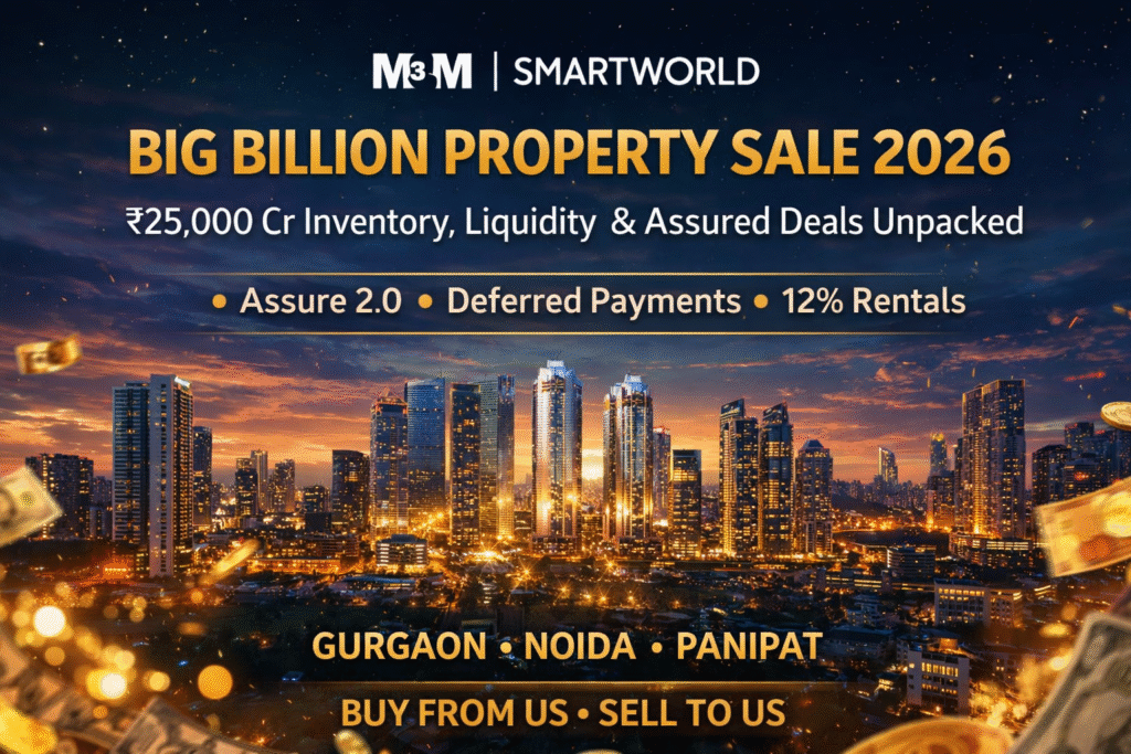 M3M–Smartworld Big Billion Property Sale 2026 A New Blueprint for Real Estate Investing